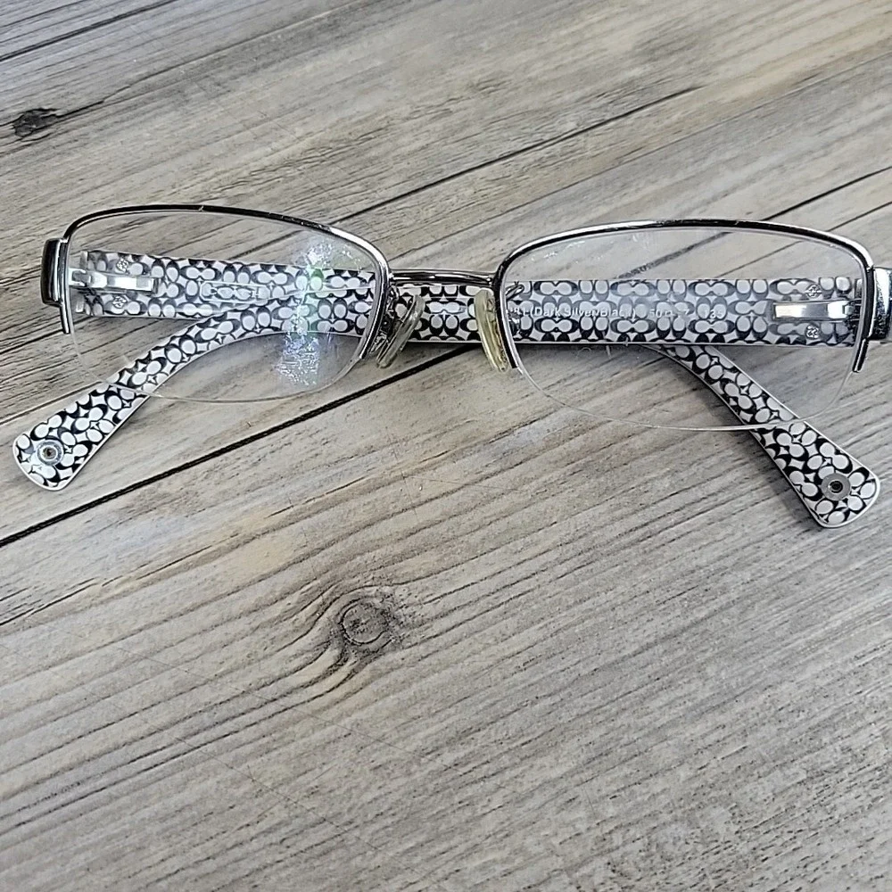 Coach HC 5027B Cecily 9081 Eyeglass Frames‎ Womens  50-17-135 Dark Silver Black